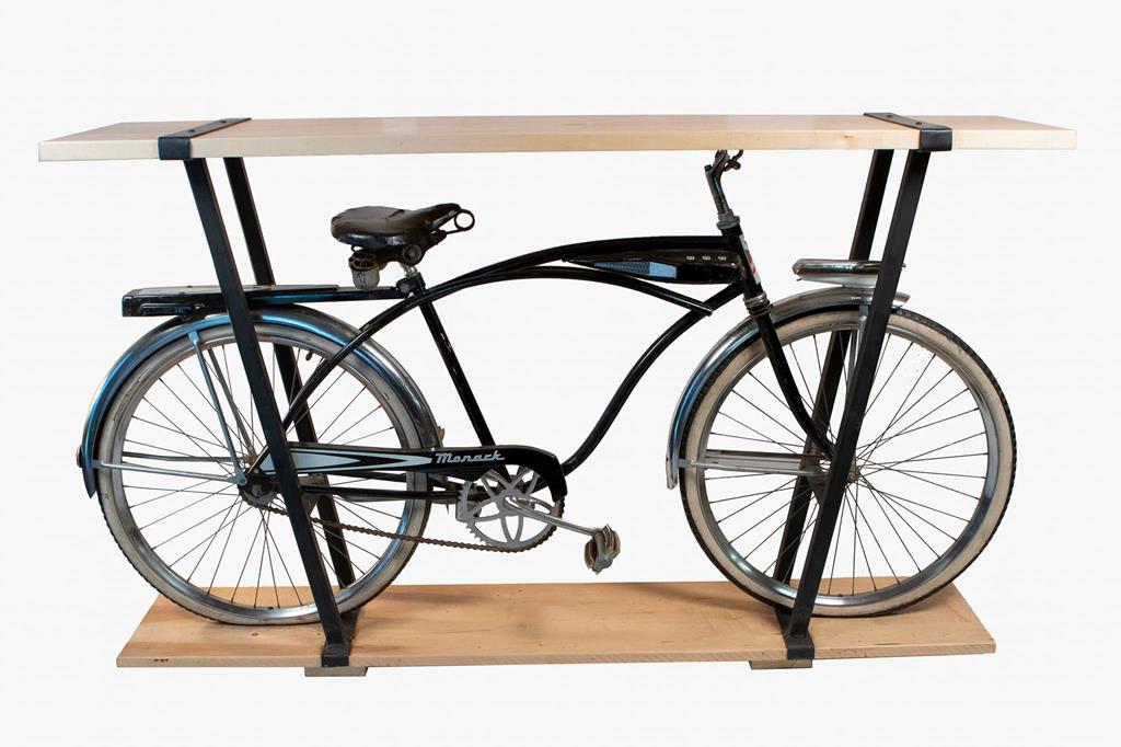 Butcher Block Bike Table Inspired Finds