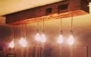 Barn Beam Chandelier