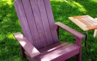 Purple Heart Patio Chair